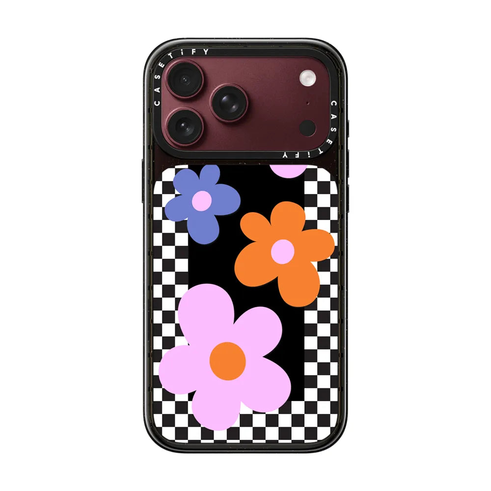 Checkered Floral Frame | Image 1