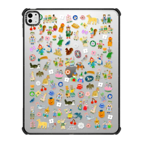 Tiny Stickers Club | iPad Pro 13-inch (M4/M5) / iPad Impact Case / Black | Image 1