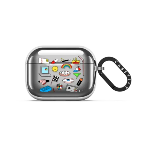 #javilostcontrol | AirPods Pro 3 / Earbuds Mirror Case / Silver | Image 1