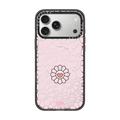 SUPERFLAT FLOWER PHONE CASE (PINK) | iPhone 17 Pro Max / Impact Case MagSafe Compatible / Black | Image 1