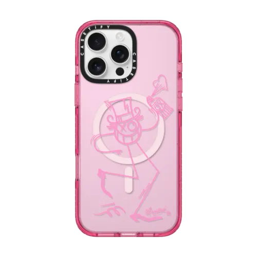 Mr. A Graffiti | iPhone 16 Pro Max / Impact Case MagSafe Compatible / Pink Fizz | Image 1