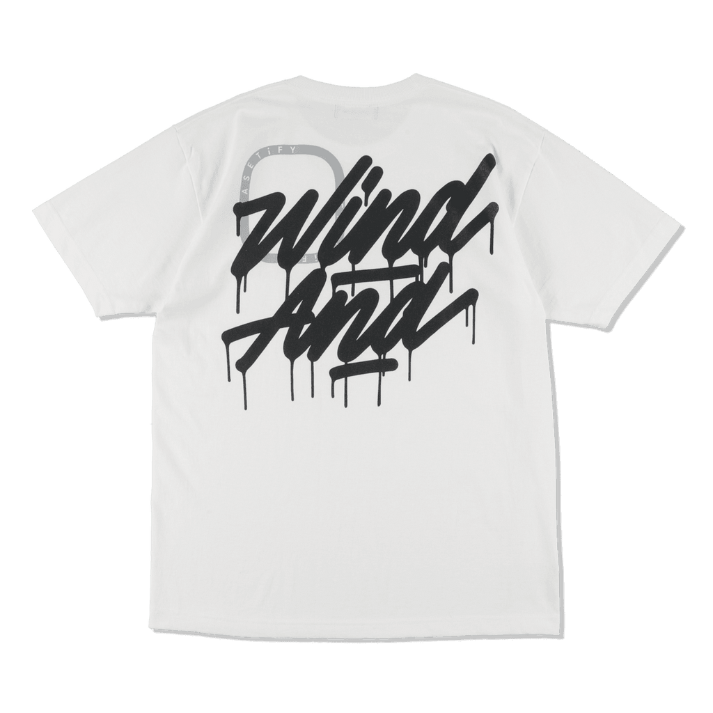 WDS x CASETiFY T-shirt Triple Name Main Logo White M