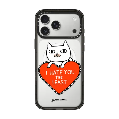 I Hate You The Least | iPhone 17 Pro Max / Impact Case MagSafe Compatible / Black | Image 1