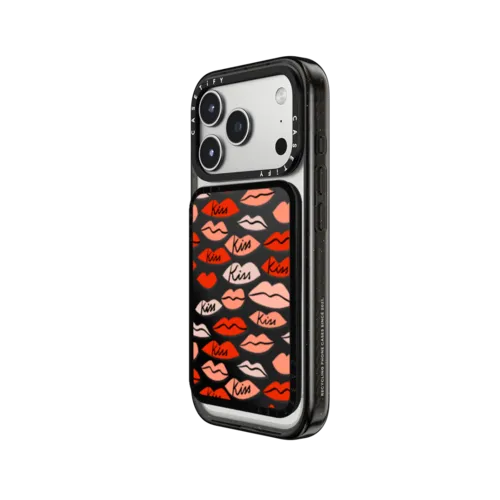Kiss Kiss | Snappy Cardholder Stand / Snappy Cardholder Stand MagSafe Compatible / Black | Image 2