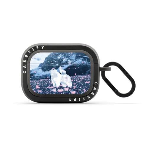 You in the flower garden | AirPods Pro 2 / Earbuds Bounce Case / Matte Charcoal | Image 1