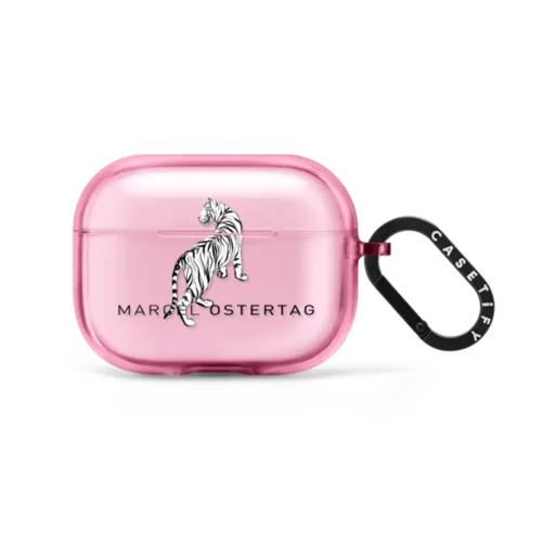White Tiger | AirPods Pro 2 / Earbuds Impact Case / Pink Fizz | Image 1