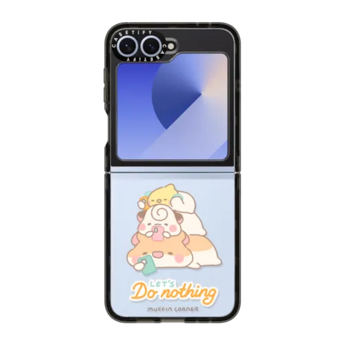 Do Nothing | Galaxy Z Flip6 / Impact Case / Black | Image 1