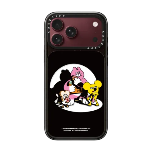 SAVE THE DONUT | iPhone 18 Pro Max / Impact Case MagSafe Compatible - Glossy / Glossy Black | Image 1