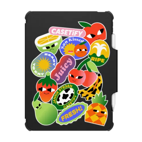 FRUITS | iPad Pro 11-inch (3rd/4th gen) / iPad Impact Folio Case / Black | Image 1