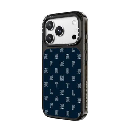 Sashiko Monogram Case | iPhone 18 Pro Max / Impact Case MagSafe Compatible - Glossy / Glossy Black | Image 2
