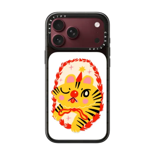 CIRCUS TIGER | iPhone 18 Pro Max / Impact Case MagSafe Compatible - Glossy / Glossy Black | Image 1
