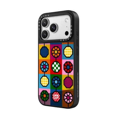 Bloom by Craig & Karl | iPhone 17 Pro Max / Mirror Case MagSafe Compatible / Silver on Black | Image 2