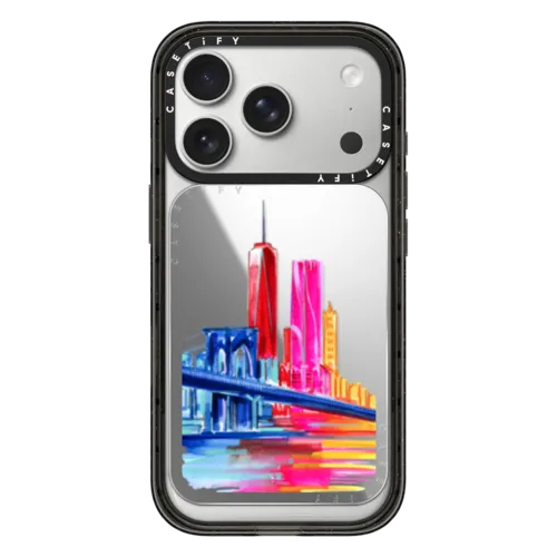 New York State of Mind | Snappy Cardholder Stand / Snappy Mirror Cardholder Stand MagSafe Compatible / Silver | Image 1
