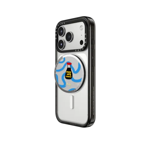I Need More Soy Sauce | Snappy Grip Stand / Snappy Mirror Grip Stand MagSafe Compatible / Silver | Image 2