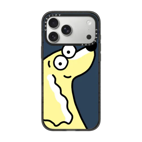 Dog Selfie | iPhone 17 Pro Max / Impact Case MagSafe Compatible / Black | Image 1
