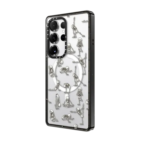 Skeleton Yoga | Galaxy S25 Ultra / Impact Magnetic Case / Black | Image 2