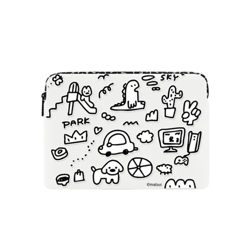 DOG WORLD | Small (13") / Impact Laptop Sleeve / Multicolor | Image 1