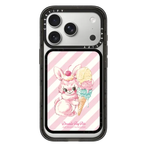 YUMMY,BUNNY | Snappy Cardholder Stand / Snappy Cardholder Stand MagSafe Compatible / Black | Image 1