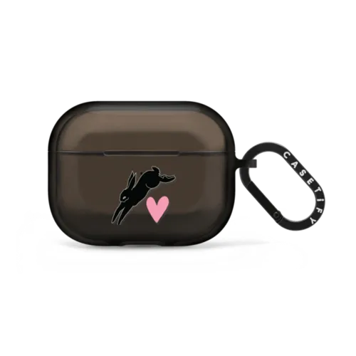 the love bun | AirPods Pro 2 / Earbuds Impact Case / Black | Image 1