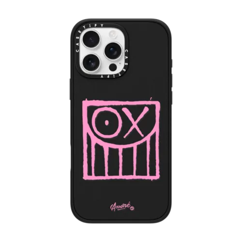 Square Mr. A | iPhone 16 Pro Max / Impact Case MagSafe Compatible / Matte Black | Image 1