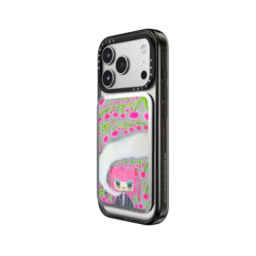 Punk Girl | Snappy Cardholder Stand / Snappy Mirror Cardholder Stand MagSafe Compatible / Silver | Image 2