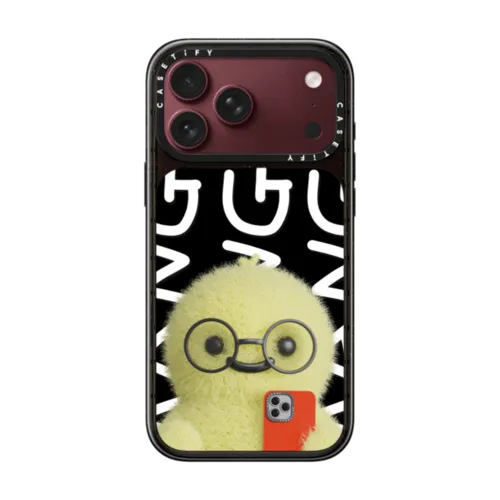 MANG in Glasses | iPhone 18 Pro Max / Impact Case MagSafe Compatible - Glossy / Glossy Black | Image 1