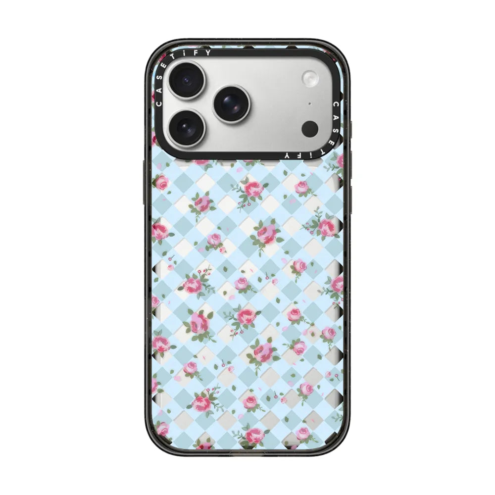 Floral Gingham - Blue | Image 1