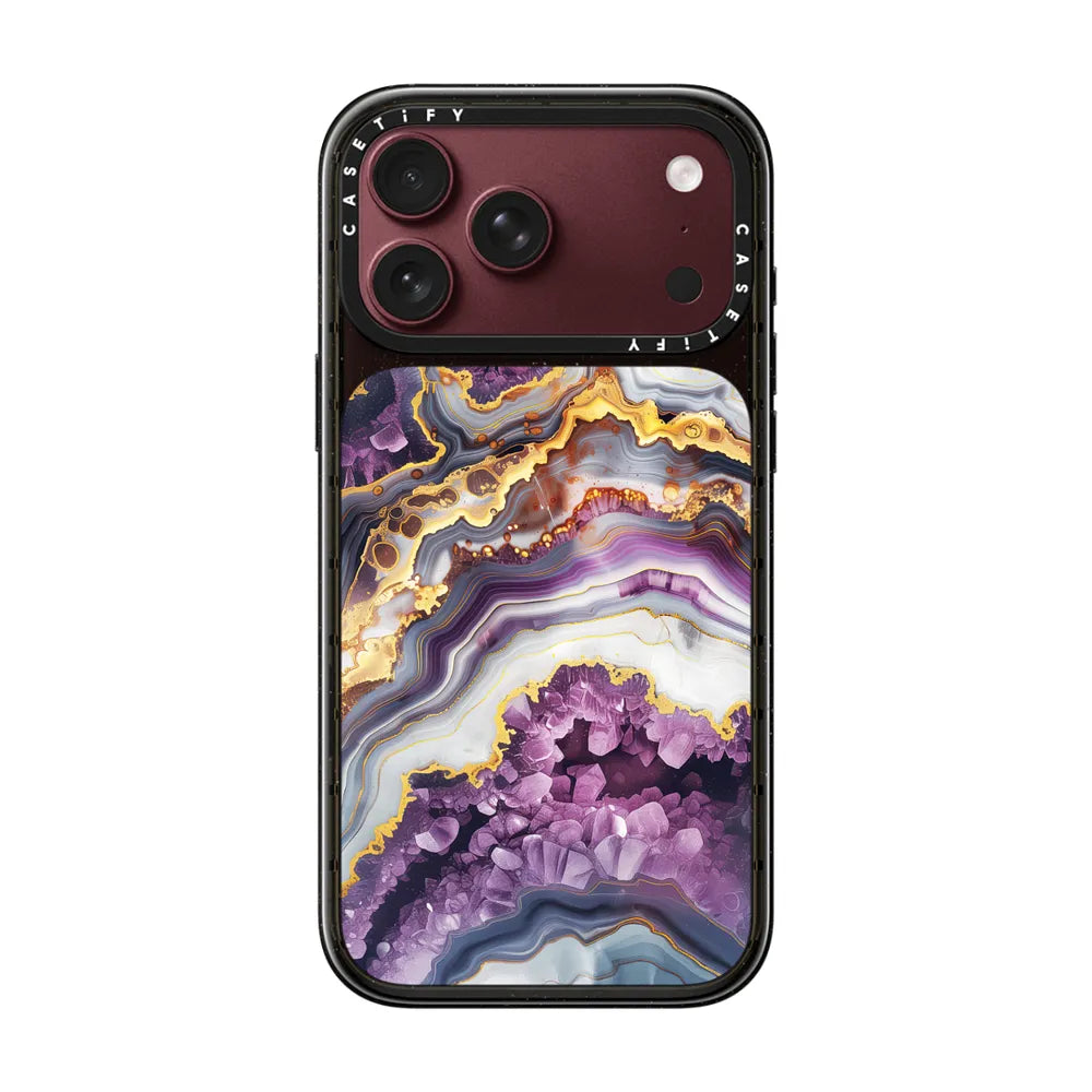 Purple Amethyst Crystal Marble | Image 1