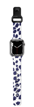 Holly Nichols Collection, Navy Dalmatian Print | Apple Watch Series 7-9 (45mm) / Impact Band / Black | Image 1