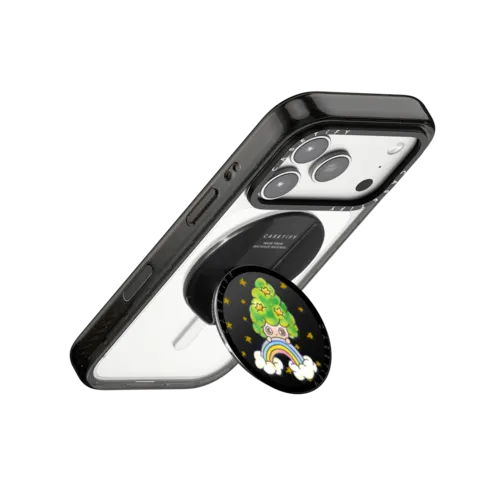 Rainbow Rinkle Snappy Grip Stand | Snappy Grip Stand / Snappy Grip Stand MagSafe Compatible / Black | Image 3