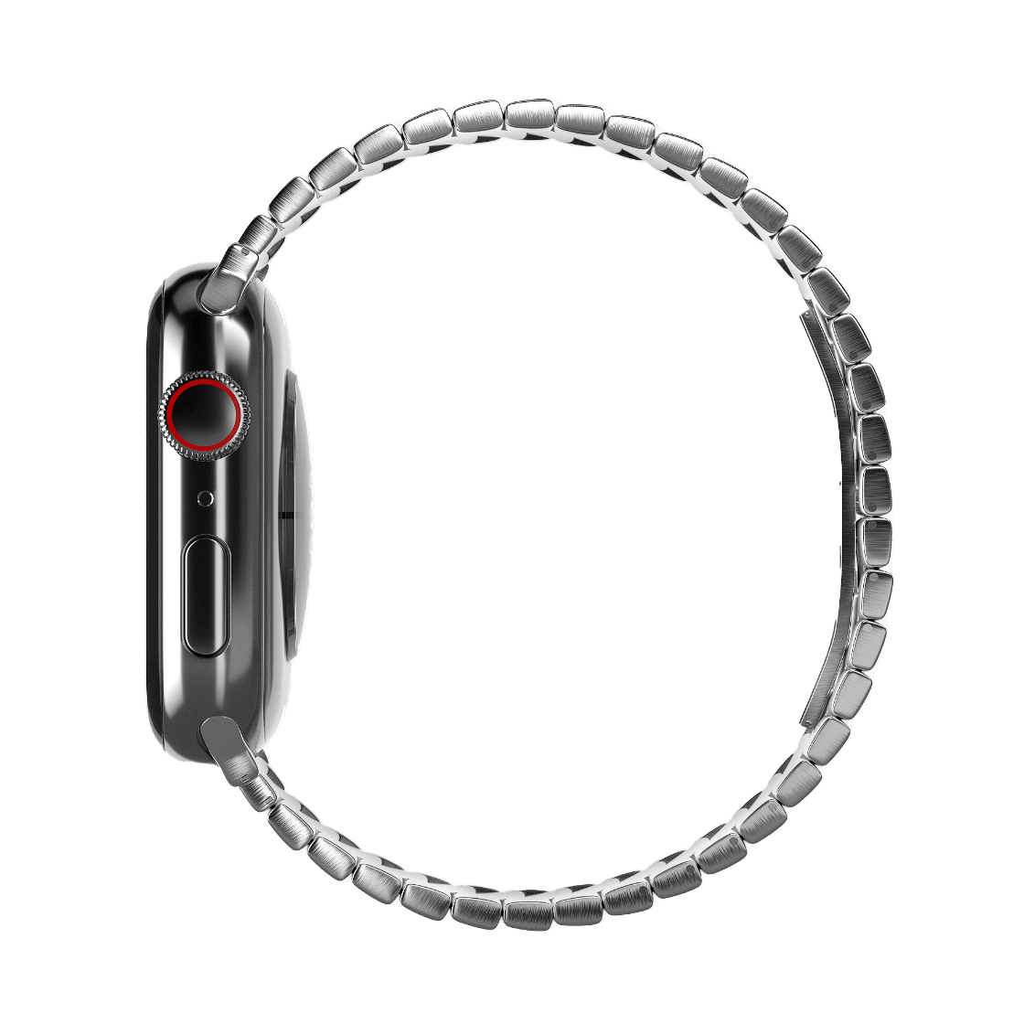 Beskar Monolink Watch Band 45mm (Series 7-9) - Silver