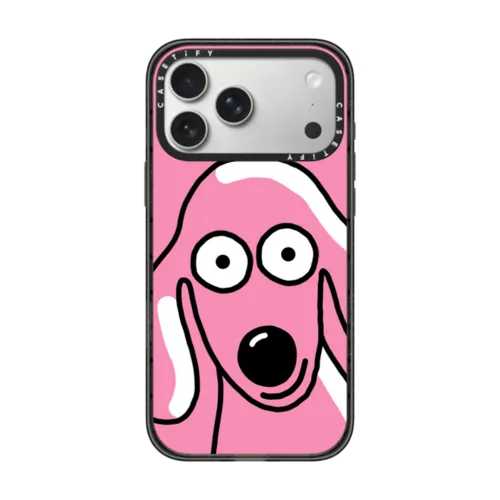 Dog Selfie | iPhone 17 Pro Max / Impact Case MagSafe Compatible / Black | Image 1