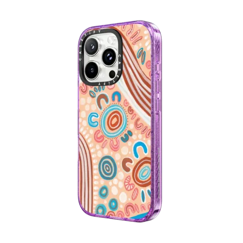 Pakarr Yayawan 'Spring' | iPhone 16 Pro Max / Impact Case MagSafe Compatible / Glitter Purple | Image 2