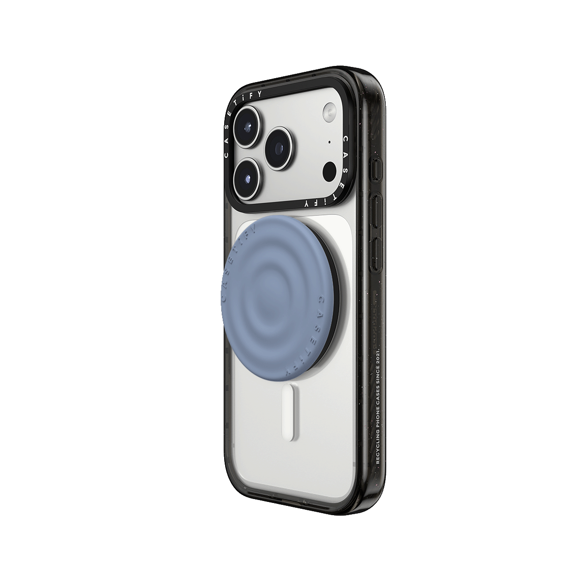 Snappy Ripple Grip Stand MagSafe Compatible - Dusty Blue