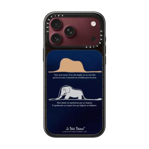 Le Petit Prince Elephant Case | iPhone 18 Pro Max / Impact Case MagSafe Compatible - Glossy / Glossy Black | Image 1
