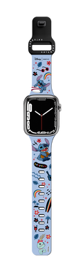 Stitch Sticker Watch Band | Apple Watch Series 7-9 (45mm) / Impact Band / Black | Image 1