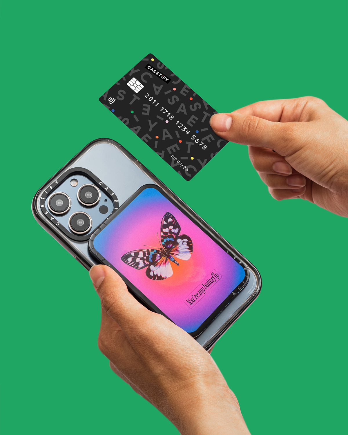 Melbourne Stickers | Snappy Cardholder Stand / Snappy Cardholder Stand MagSafe Compatible / Black | Image 5