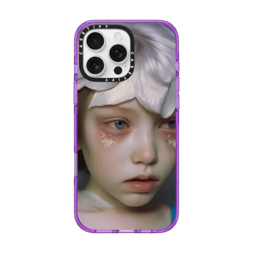 Unveiling Adolescence no 1 | iPhone 16 Pro Max / Impact Case MagSafe Compatible / Purple | Image 1