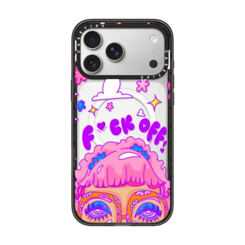 F*ck Off - Phone Case | iPhone 17 Pro Max / Impact Case MagSafe Compatible / Black | Image 1