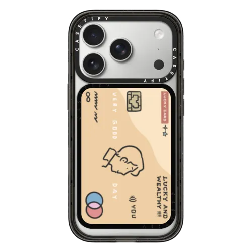 Lucky Card 02 | Snappy Cardholder Stand / Snappy Cardholder Stand MagSafe Compatible / Black | Image 1