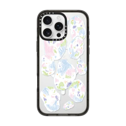 Wiggly Stickers | iPhone 16 Pro Max / Impact Case MagSafe Compatible / Black | Image 1