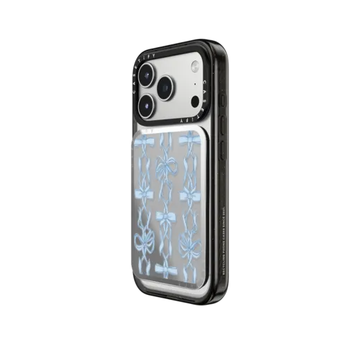 Ribbon Play | Snappy Cardholder Stand / Snappy Mirror Cardholder Stand MagSafe Compatible / Silver | Image 2