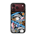 New York Knicks Sticker Mania Phone Case | iPhone 18 Pro Max / Impact Case MagSafe Compatible - Glossy / Glossy Black | Image 1