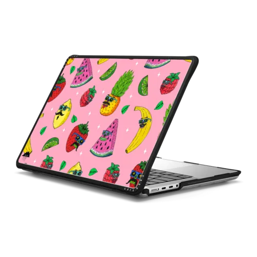 Fruit Party | MacBook Pro 14-inch (M1 - M5) / MacBook Impact Case / Black | Image 1