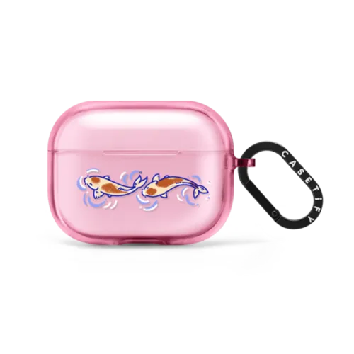 Koi Pond | AirPods Pro 2 / Earbuds Impact Case / Pink Fizz | Image 1