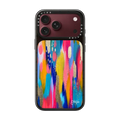EttaVee Summer Brushstroke | iPhone 18 Pro Max / Impact Case MagSafe Compatible - Glossy / Glossy Black | Image 1