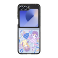 violet flower | Galaxy Z Flip6 / Impact Case / Black | Image 1