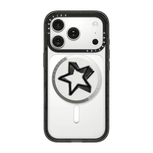 Dreamy Star - White | Snappy Grip Stand / Snappy Mirror Grip Stand MagSafe Compatible / Silver | Image 1