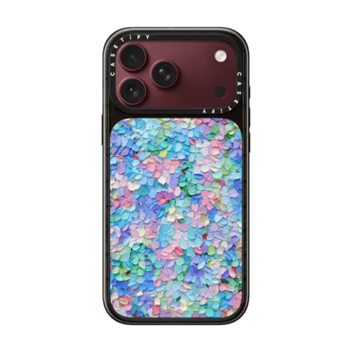 Pastel Petals | iPhone 18 Pro Max / Impact Case MagSafe Compatible - Glossy / Glossy Black | Image 1