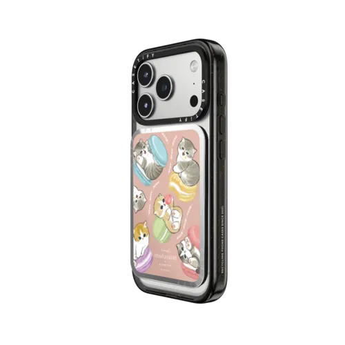 Do Nothing or Macaroon Snappy Cardholder Stand | Snappy Cardholder Stand / Snappy Mirror Cardholder Stand MagSafe Compatible / Silver | Image 2